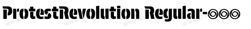 ProtestRevolution Regular字体转换 ProtestRevolution Regular字体转换